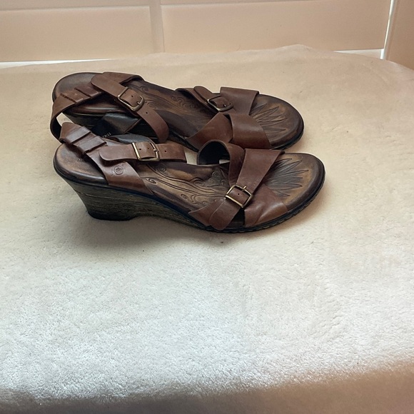 Born Dark Brown Women's Sandals - Picture 2 of 7